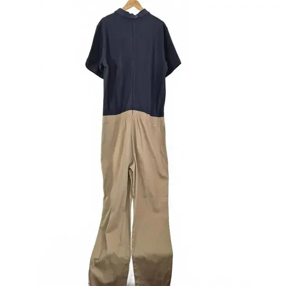 Silverts Adaptive Lot Of 2 Mens Stay Dressed Jumpsuit Short Sleeve Pockets Color